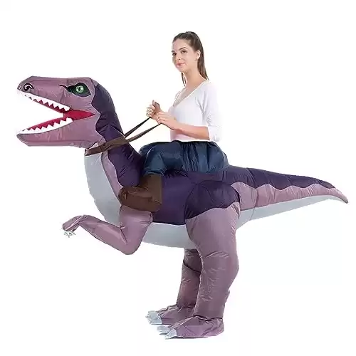Velociraptor Inflatable Costume