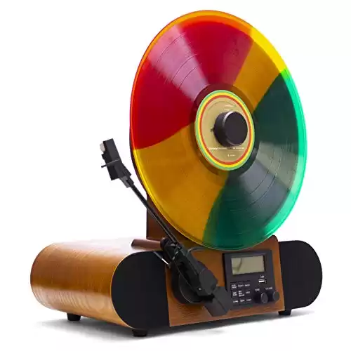 Vertical Vinyl Record Player