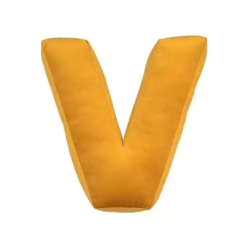 Velvet V-Shaped Pillow