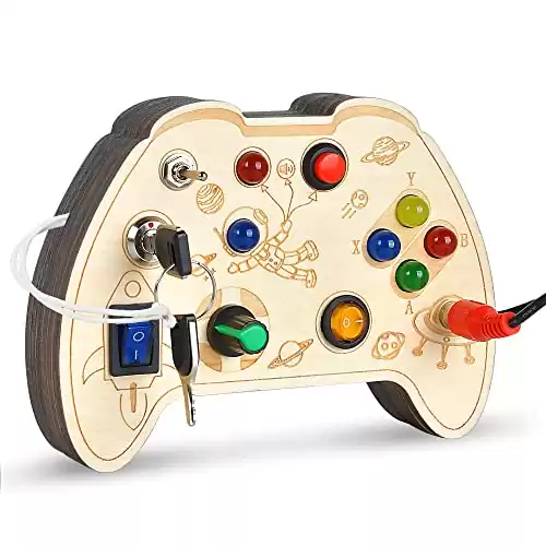 Wooden Controller Busy Board