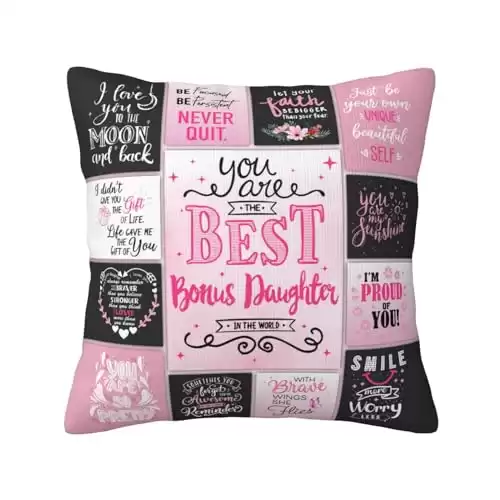 The Best Bonus Daughter’ Pillowcase