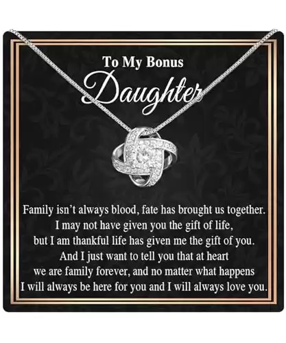 Bonus Daughter Infinity Necklace